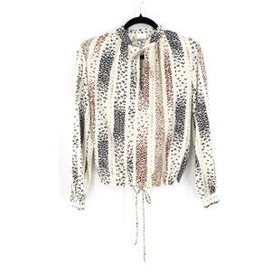 Revé Blouse Women M White Career Professional Polished Retro Y2k 80's Officecore